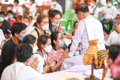 ประมวลภาพพิธีไหว้ครูและครอบครูบูรพาจารย์ วัดจุฬามณี ปี ๒๕๖๕