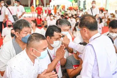 ประมวลภาพพิธีไหว้ครูและครอบครูบูรพาจารย์ วัดจุฬามณี ปี ๒๕๖๕