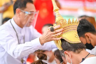 ประมวลภาพพิธีไหว้ครูและครอบครูบูรพาจารย์ วัดจุฬามณี ปี ๒๕๖๕