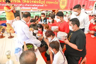 ประมวลภาพพิธีไหว้ครูและครอบครูบูรพาจารย์ วัดจุฬามณี ปี ๒๕๖๕