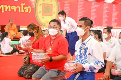 ประมวลภาพพิธีไหว้ครูและครอบครูบูรพาจารย์ วัดจุฬามณี ปี ๒๕๖๕