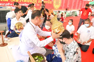 ประมวลภาพพิธีไหว้ครูและครอบครูบูรพาจารย์ วัดจุฬามณี ปี ๒๕๖๕