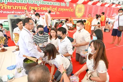 ประมวลภาพพิธีไหว้ครูและครอบครูบูรพาจารย์ วัดจุฬามณี ปี ๒๕๖๕