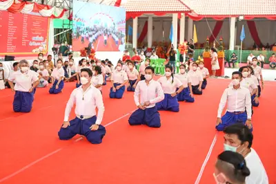 ประมวลภาพพิธีไหว้ครูและครอบครูบูรพาจารย์ วัดจุฬามณี ปี ๒๕๖๕