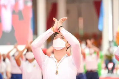 ประมวลภาพพิธีไหว้ครูและครอบครูบูรพาจารย์ วัดจุฬามณี ปี ๒๕๖๕