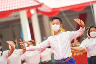 ประมวลภาพพิธีไหว้ครูและครอบครูบูรพาจารย์ วัดจุฬามณี ปี ๒๕๖๕