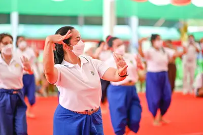 ประมวลภาพพิธีไหว้ครูและครอบครูบูรพาจารย์ วัดจุฬามณี ปี ๒๕๖๕