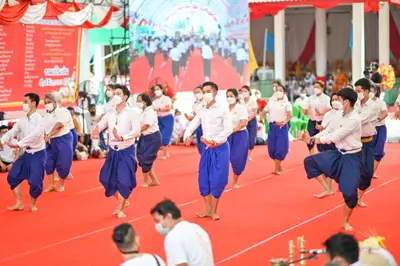 ประมวลภาพพิธีไหว้ครูและครอบครูบูรพาจารย์ วัดจุฬามณี ปี ๒๕๖๕