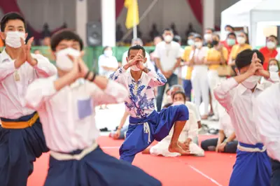 ประมวลภาพพิธีไหว้ครูและครอบครูบูรพาจารย์ วัดจุฬามณี ปี ๒๕๖๕