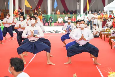 ประมวลภาพพิธีไหว้ครูและครอบครูบูรพาจารย์ วัดจุฬามณี ปี ๒๕๖๕