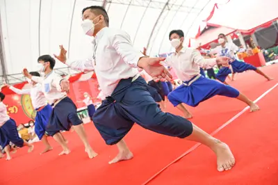 ประมวลภาพพิธีไหว้ครูและครอบครูบูรพาจารย์ วัดจุฬามณี ปี ๒๕๖๕