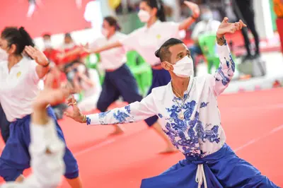 ประมวลภาพพิธีไหว้ครูและครอบครูบูรพาจารย์ วัดจุฬามณี ปี ๒๕๖๕