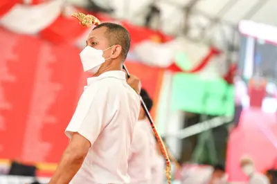 ประมวลภาพพิธีไหว้ครูและครอบครูบูรพาจารย์ วัดจุฬามณี ปี ๒๕๖๕