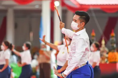 ประมวลภาพพิธีไหว้ครูและครอบครูบูรพาจารย์ วัดจุฬามณี ปี ๒๕๖๕