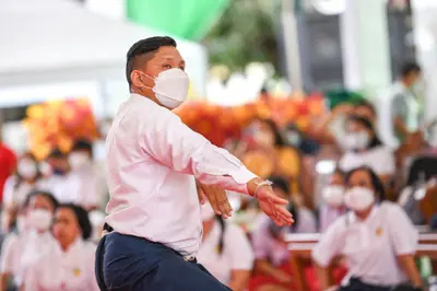 ประมวลภาพพิธีไหว้ครูและครอบครูบูรพาจารย์ วัดจุฬามณี ปี ๒๕๖๕