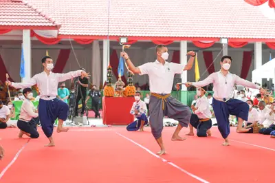 ประมวลภาพพิธีไหว้ครูและครอบครูบูรพาจารย์ วัดจุฬามณี ปี ๒๕๖๕