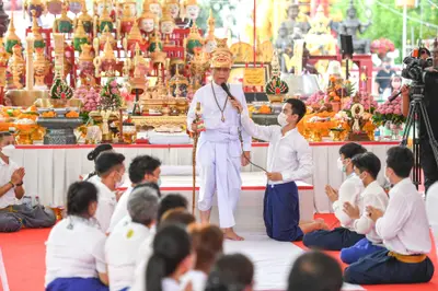 ประมวลภาพพิธีไหว้ครูและครอบครูบูรพาจารย์ วัดจุฬามณี ปี ๒๕๖๕