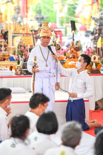 ประมวลภาพพิธีไหว้ครูและครอบครูบูรพาจารย์ วัดจุฬามณี ปี ๒๕๖๕