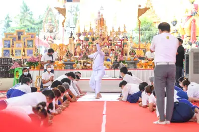 ประมวลภาพพิธีไหว้ครูและครอบครูบูรพาจารย์ วัดจุฬามณี ปี ๒๕๖๕