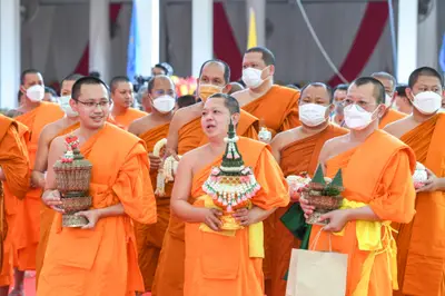 ประมวลภาพพิธีไหว้ครูและครอบครูบูรพาจารย์ วัดจุฬามณี ปี ๒๕๖๕