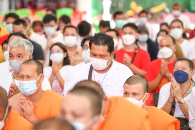 ประมวลภาพพิธีไหว้ครูและครอบครูบูรพาจารย์ วัดจุฬามณี ปี ๒๕๖๕