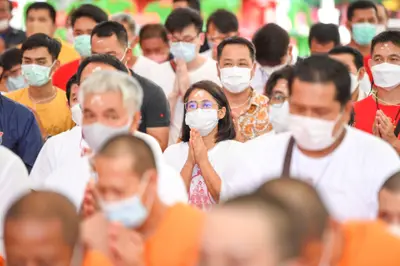 ประมวลภาพพิธีไหว้ครูและครอบครูบูรพาจารย์ วัดจุฬามณี ปี ๒๕๖๕