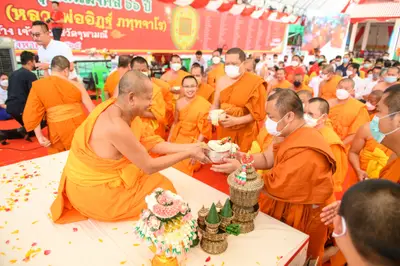 ประมวลภาพพิธีไหว้ครูและครอบครูบูรพาจารย์ วัดจุฬามณี ปี ๒๕๖๕