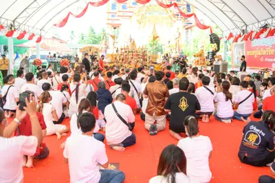 ประมวลภาพพิธีไหว้ครูและครอบครูบูรพาจารย์ วัดจุฬามณี ปี ๒๕๖๕