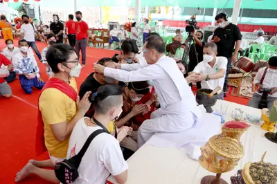 ประมวลภาพพิธีไหว้ครูและครอบครูบูรพาจารย์ วัดจุฬามณี ปี ๒๕๖๕