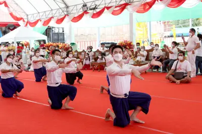 ประมวลภาพพิธีไหว้ครูและครอบครูบูรพาจารย์ วัดจุฬามณี ปี ๒๕๖๕