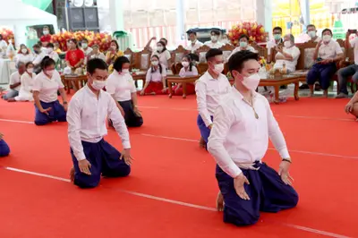 ประมวลภาพพิธีไหว้ครูและครอบครูบูรพาจารย์ วัดจุฬามณี ปี ๒๕๖๕