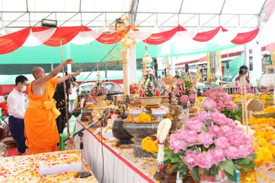 ประมวลภาพพิธีไหว้ครูและครอบครูบูรพาจารย์ วัดจุฬามณี ปี ๒๕๖๕