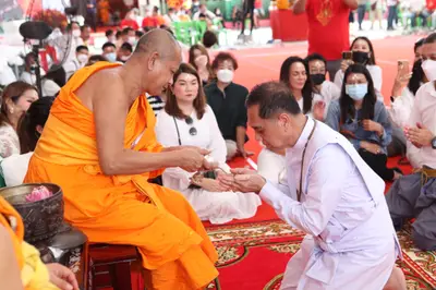 ประมวลภาพพิธีไหว้ครูและครอบครูบูรพาจารย์ วัดจุฬามณี ปี ๒๕๖๕