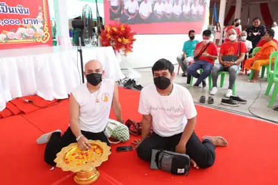 ประมวลภาพพิธีไหว้ครูและครอบครูบูรพาจารย์ วัดจุฬามณี ปี ๒๕๖๕
