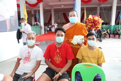 ประมวลภาพพิธีไหว้ครูและครอบครูบูรพาจารย์ วัดจุฬามณี ปี ๒๕๖๕