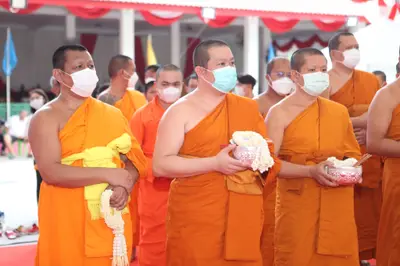 ประมวลภาพพิธีไหว้ครูและครอบครูบูรพาจารย์ วัดจุฬามณี ปี ๒๕๖๕
