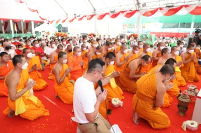 ประมวลภาพพิธีไหว้ครูและครอบครูบูรพาจารย์ วัดจุฬามณี ปี ๒๕๖๕