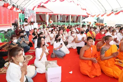 ประมวลภาพพิธีไหว้ครูและครอบครูบูรพาจารย์ วัดจุฬามณี ปี ๒๕๖๕