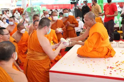 ประมวลภาพพิธีไหว้ครูและครอบครูบูรพาจารย์ วัดจุฬามณี ปี ๒๕๖๕