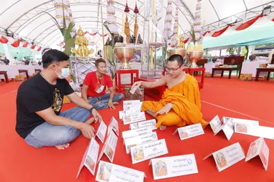 ประมวลภาพพิธีพุทธาภิเษกเหรียญเจริญพร เศรษฐีเขลางค์นคร วัดจุฬามณี ปี ๒๕๖๕