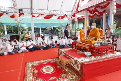 ประมวลภาพพิธีพุทธาภิเษกเหรียญเจริญพร เศรษฐีเขลางค์นคร วัดจุฬามณี ปี ๒๕๖๕