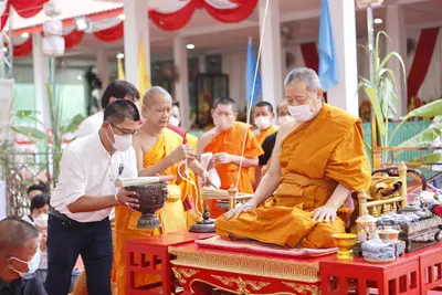 ประมวลภาพพิธีพุทธาภิเษกเหรียญเจริญพร เศรษฐีเขลางค์นคร วัดจุฬามณี ปี ๒๕๖๕