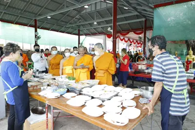 ประมวลภาพพิธีพุทธาภิเษกเหรียญเจริญพร เศรษฐีเขลางค์นคร วัดจุฬามณี ปี ๒๕๖๕
