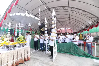 ประมวลภาพพิธีพุทธาภิเษกเหรียญเจริญพร เศรษฐีเขลางค์นคร วัดจุฬามณี ปี ๒๕๖๕