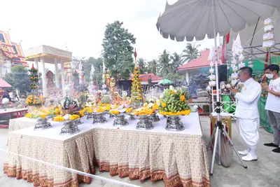 ประมวลภาพพิธีพุทธาภิเษกเหรียญเจริญพร เศรษฐีเขลางค์นคร วัดจุฬามณี ปี ๒๕๖๕