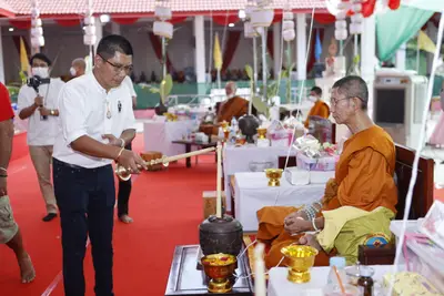 ประมวลภาพพิธีพุทธาภิเษกเหรียญเจริญพร เศรษฐีเขลางค์นคร วัดจุฬามณี ปี ๒๕๖๕