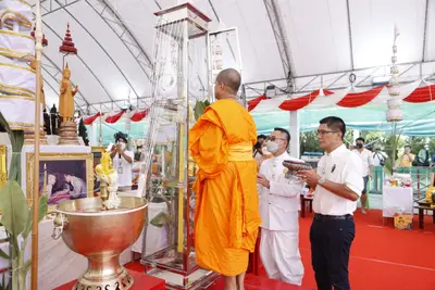 ประมวลภาพพิธีพุทธาภิเษกเหรียญเจริญพร เศรษฐีเขลางค์นคร วัดจุฬามณี ปี ๒๕๖๕