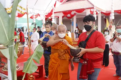 ประมวลภาพพิธีพุทธาภิเษกเหรียญเจริญพร เศรษฐีเขลางค์นคร วัดจุฬามณี ปี ๒๕๖๕