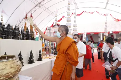 ประมวลภาพพิธีพุทธาภิเษกเหรียญเจริญพร เศรษฐีเขลางค์นคร วัดจุฬามณี ปี ๒๕๖๕