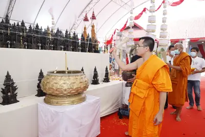 ประมวลภาพพิธีพุทธาภิเษกเหรียญเจริญพร เศรษฐีเขลางค์นคร วัดจุฬามณี ปี ๒๕๖๕